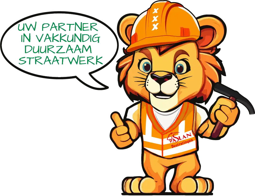 Aslan mascot - Your partner in professional sustainable street work